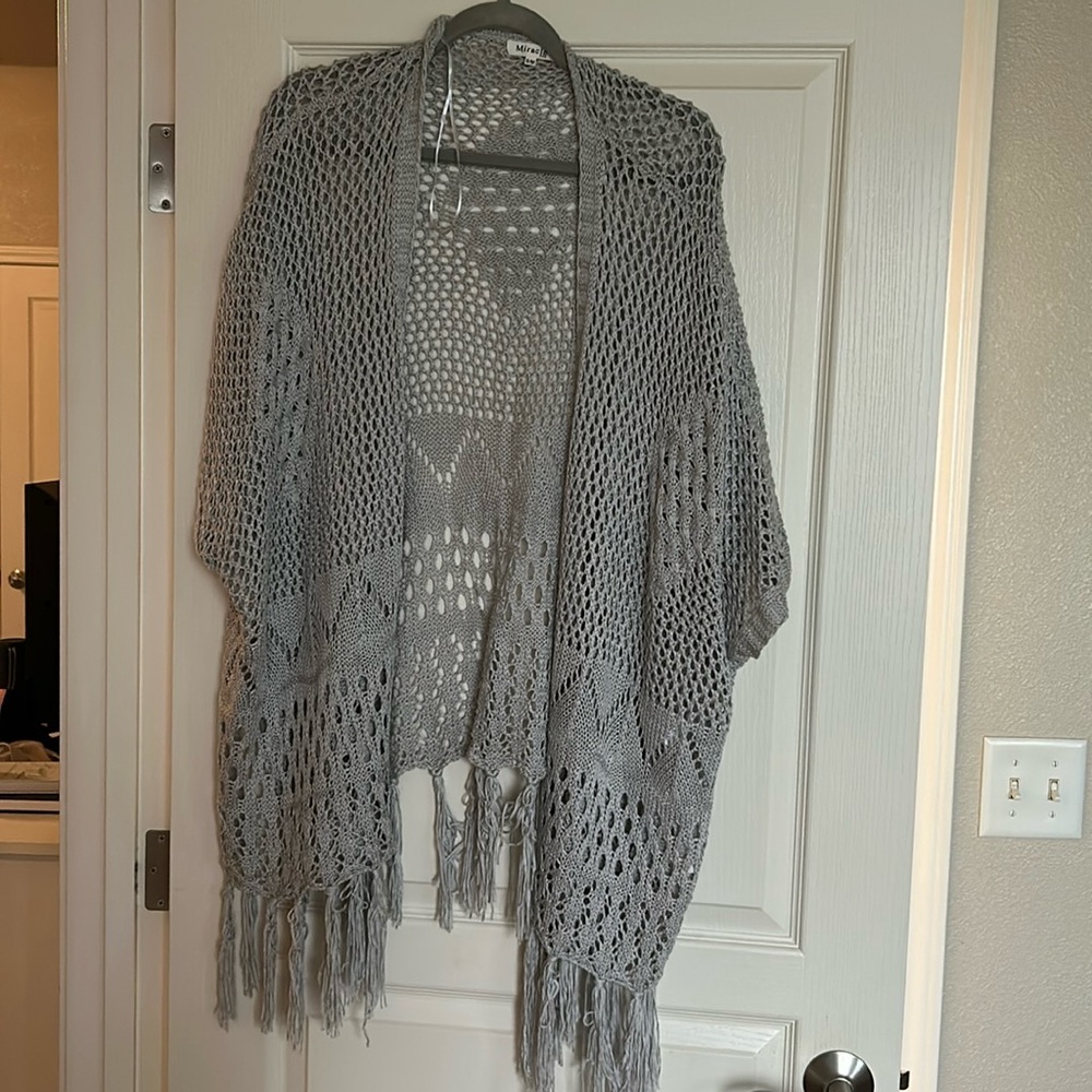 Sweater kimono duster